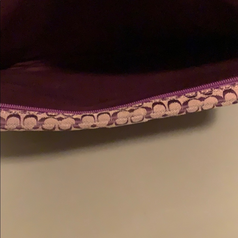 Coach purple laptop case - Picture 2 of 3
